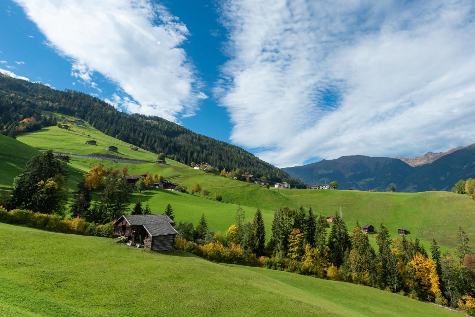 Ferienwohnung Ausblick Zillertal Hainzenberg Dış mekan fotoğraf